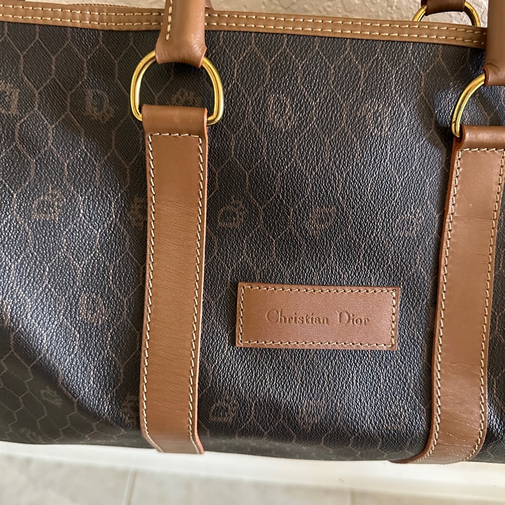 Christian Dior Boston Bag AUTH with lock & key - Picture 2 of 12